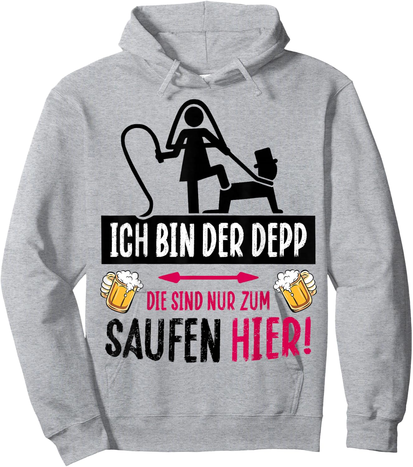 Hen Party Groom Costume Bachelor Party , pink Hoodie - Hoodie | Ash