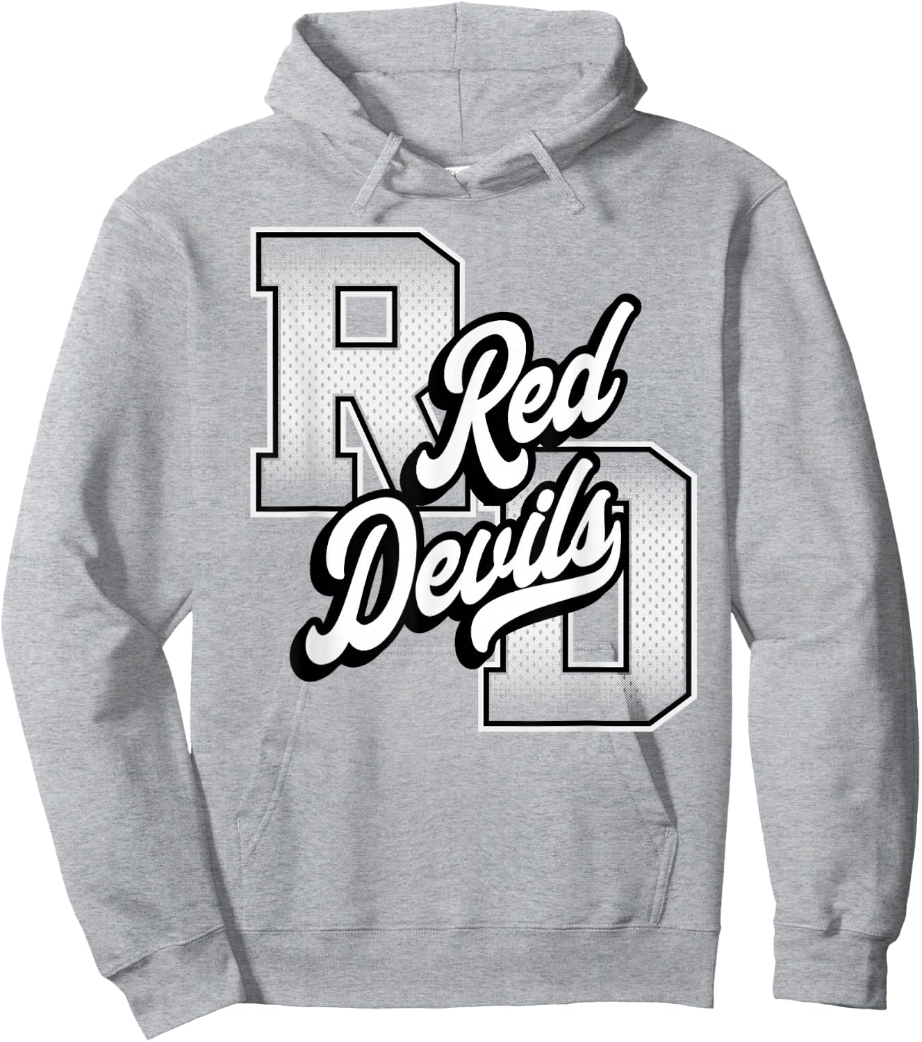 Red Devils Shirt Football Baseball Basketball Red Devils Hoodie - Hoodie | Ash
