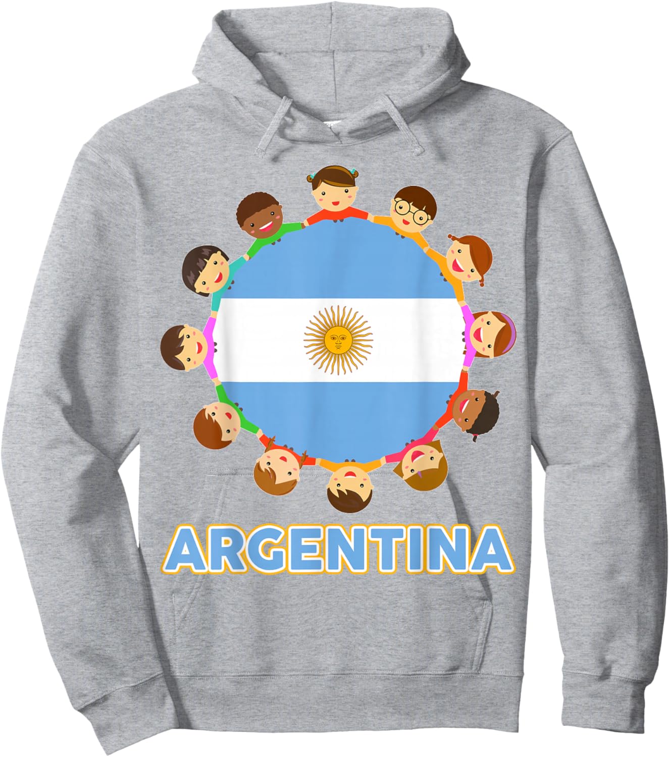 Kids Argentina-Shirt Flag Argentinian Toddler Boys Men Women Hoodie - Hoodie | Ash