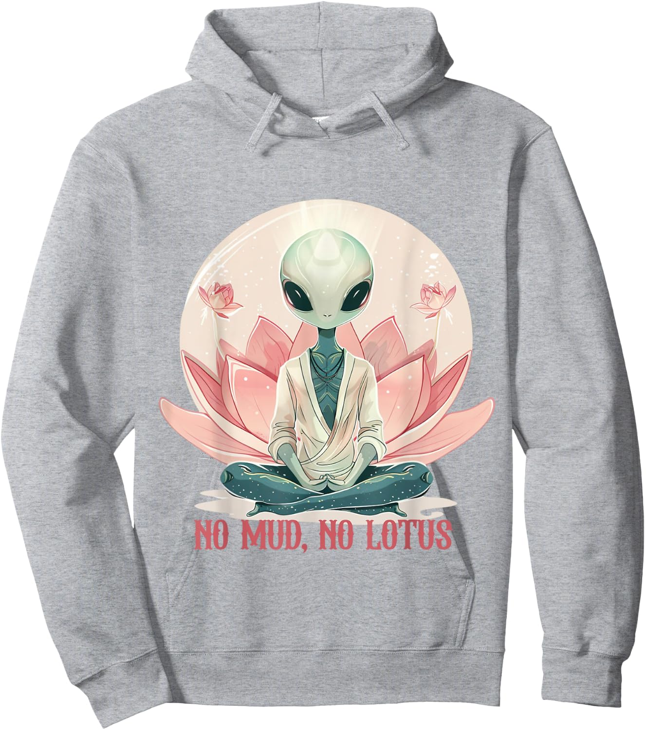 Awesome Alien Yoga – The Gift Yoga Lovers Hoodie - Hoodie | Ash