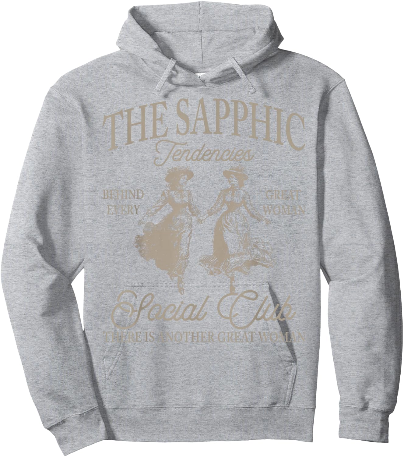 Behind Every Great Woman Aesthetic Hoodie - Hoodie | Ash
