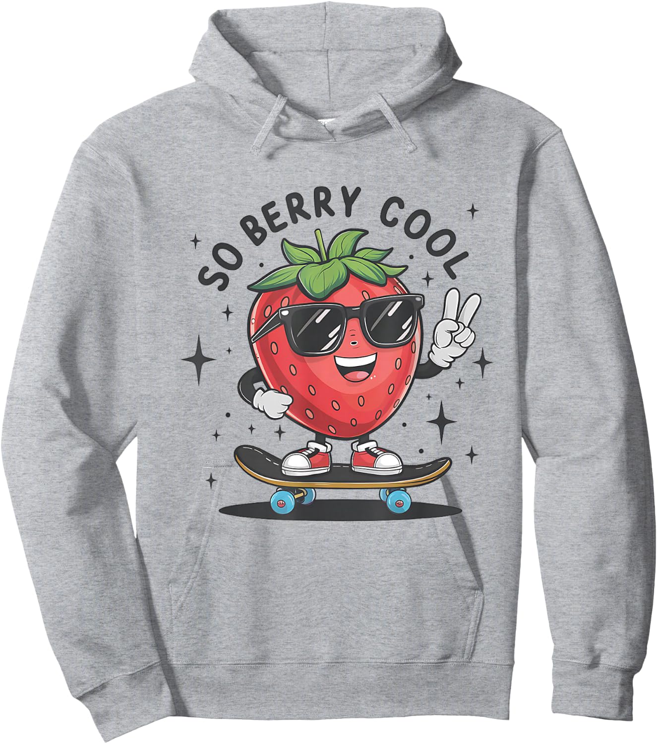 So Berry Cool Fruit Lover Strawberry Season For Boy Hoodie - Hoodie | Ash
