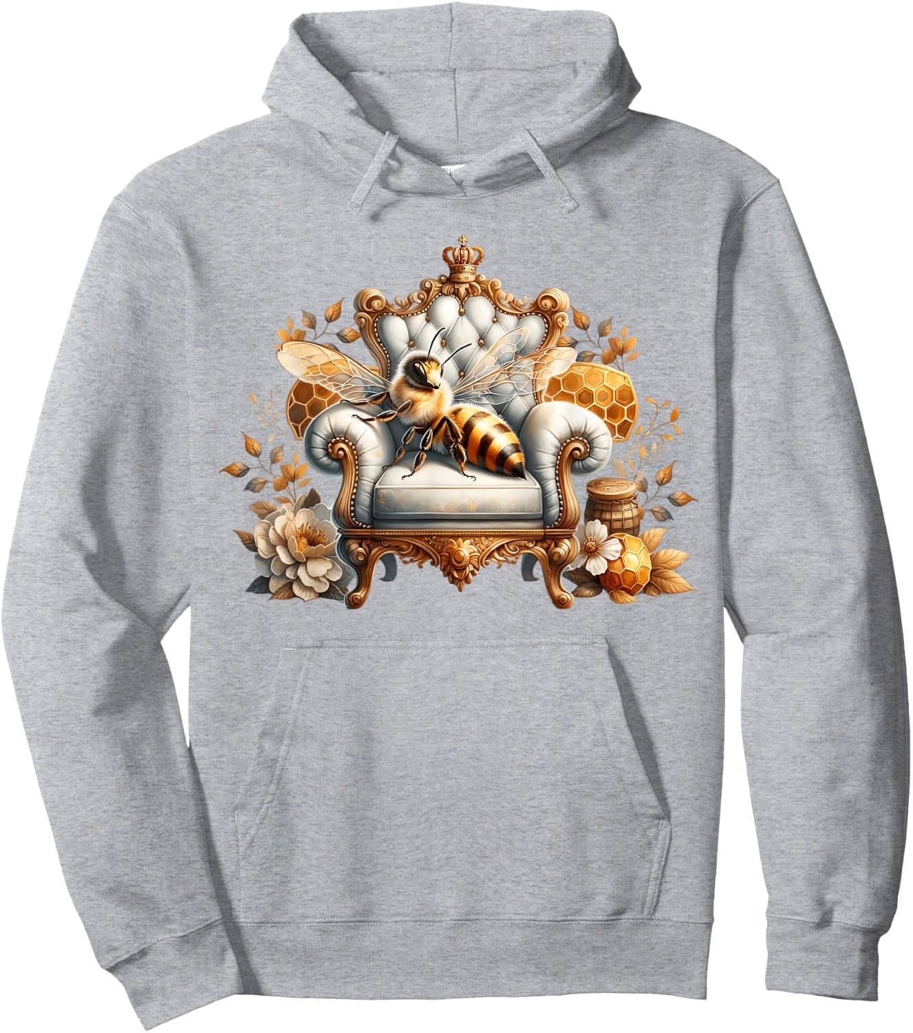 Yellow Bee Accessories Bee Keepers And Queen Bee Hoodie - Hoodie | Ash