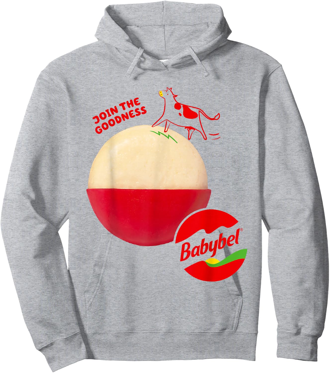 Babybel Join The Goodness , White Hoodie - Hoodie | Ash