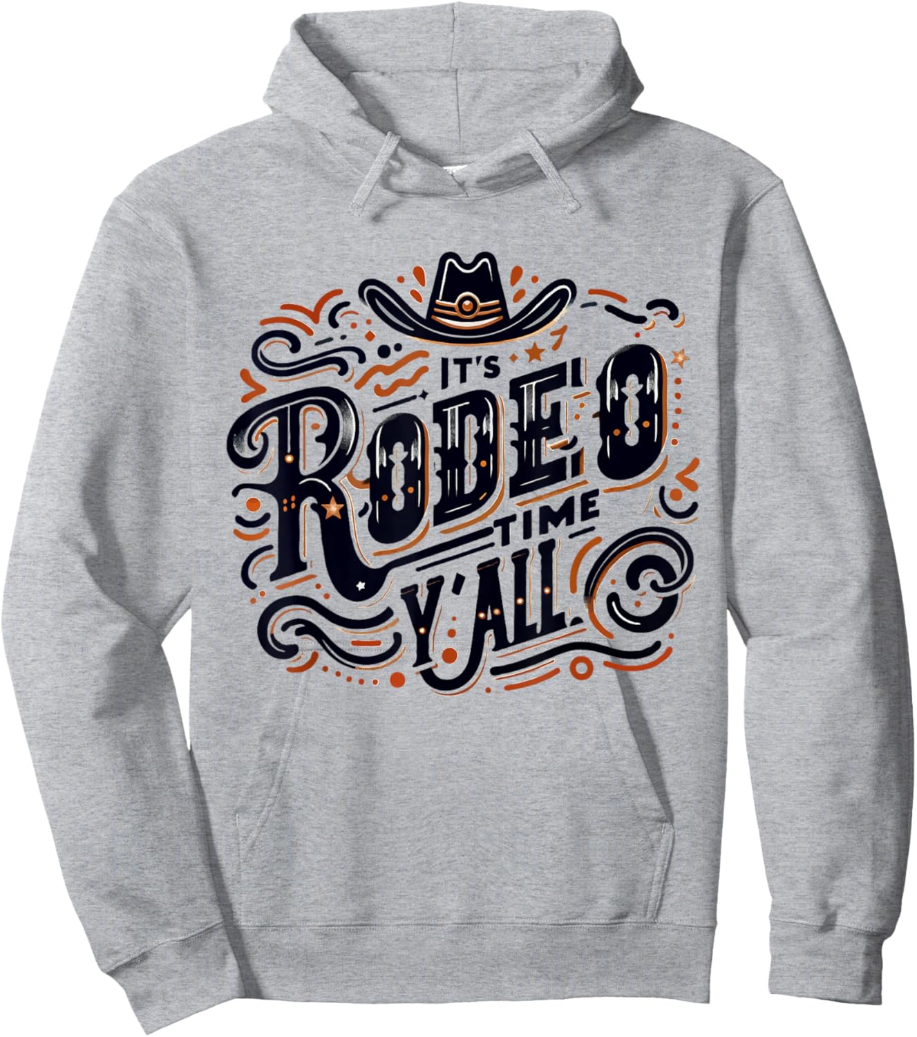It's Rodeo Time Y'all Cute Rodeo Time Cowgirl Cowboy Hoodie - Hoodie | Ash