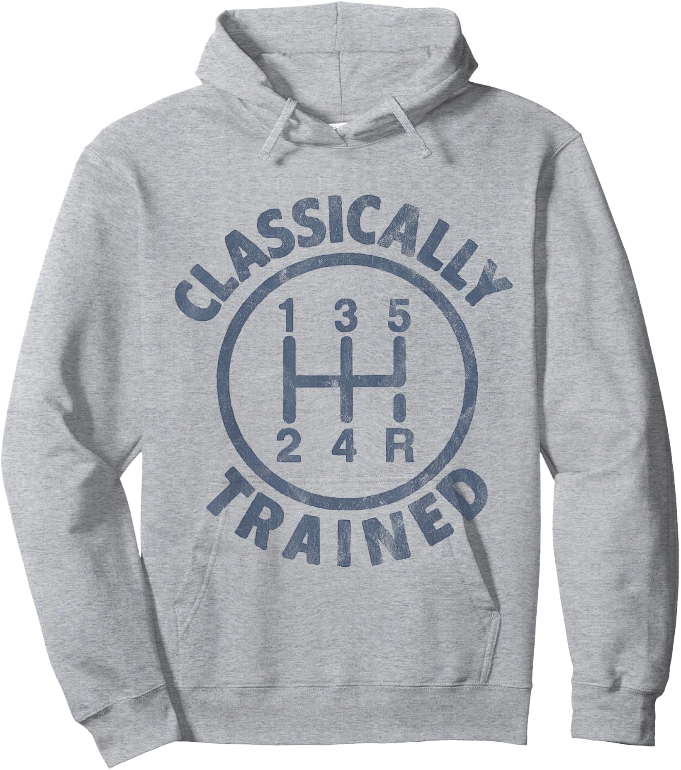 Classically Trained Manual Transmission Manual Driving Cars Hoodie - Hoodie | Ash