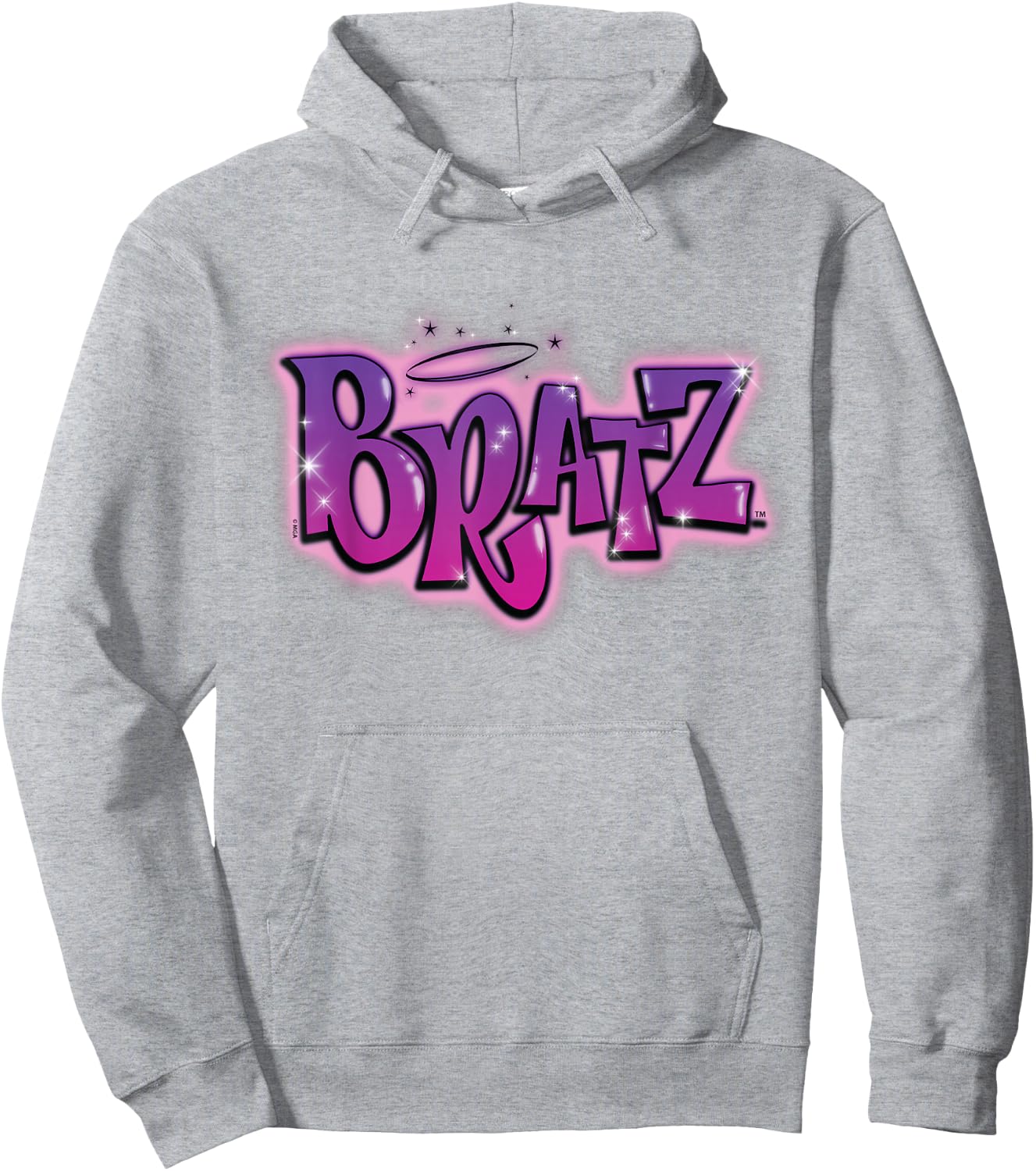 Bratz - Airbrush Pink and Purple Logo Hoodie - Hoodie | Ash
