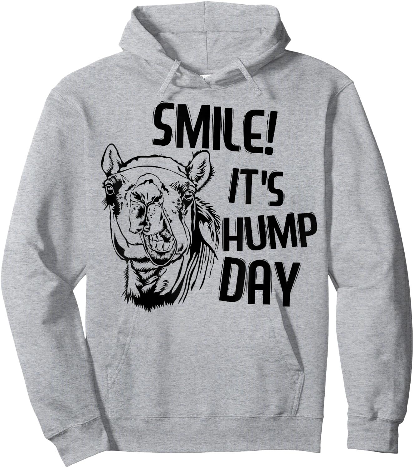 Funny Camel Smile! It's Hump Day Funny Hump Day Hoodie - Hoodie | Ash