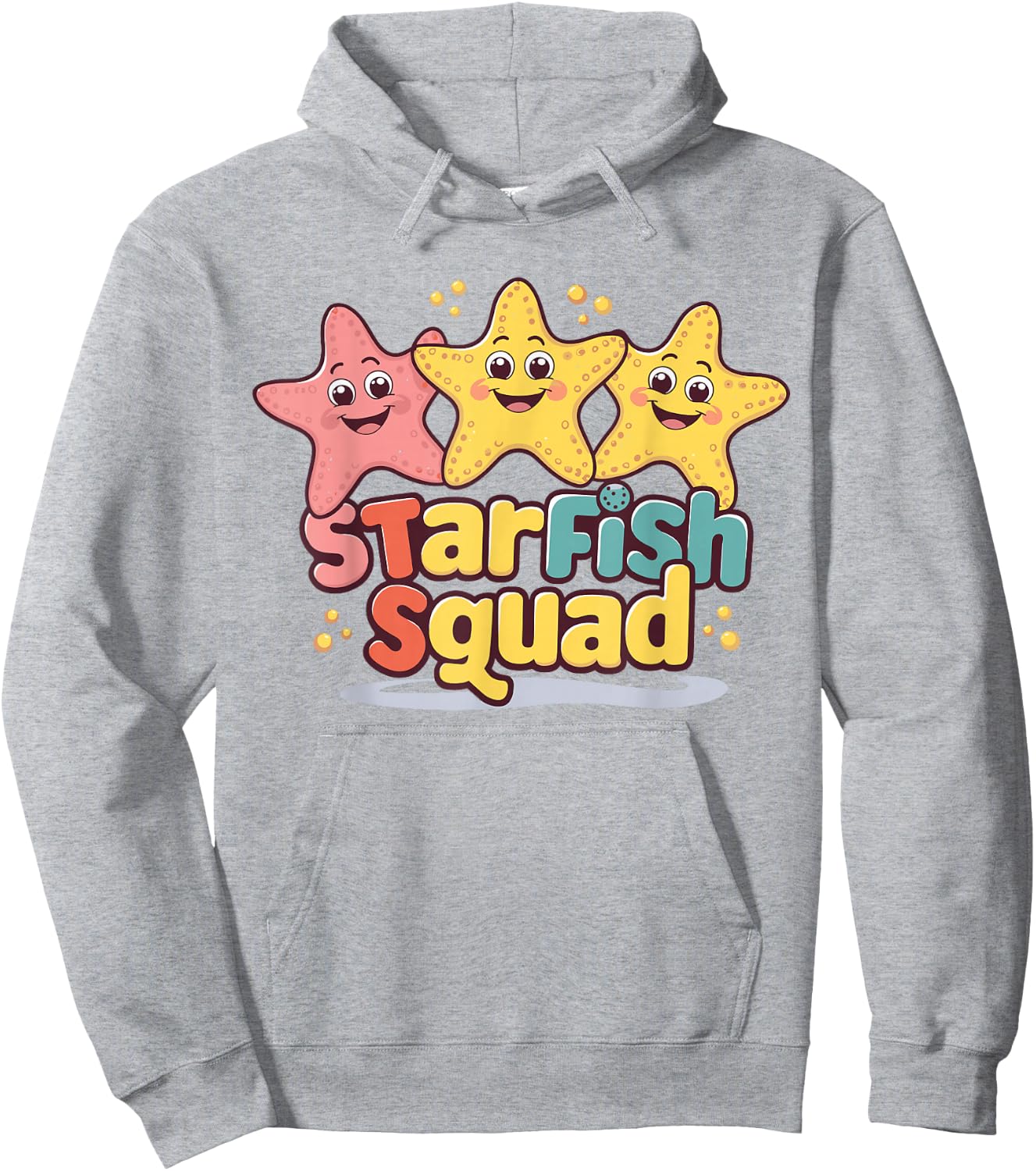 Starfish Squad Design for Starfish Lover Stuff Cool Starfish Hoodie - Hoodie | Ash