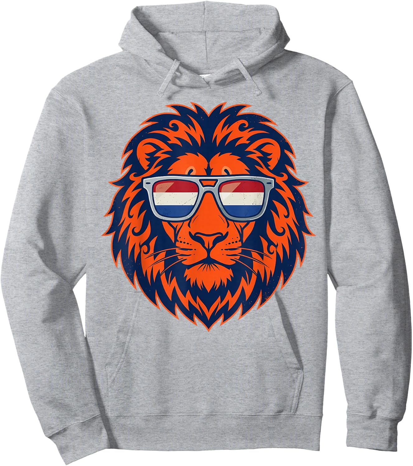 Nederland Lion in Dutch Flag Sunglasses, Orange Netherlands Hoodie - Hoodie | Ash