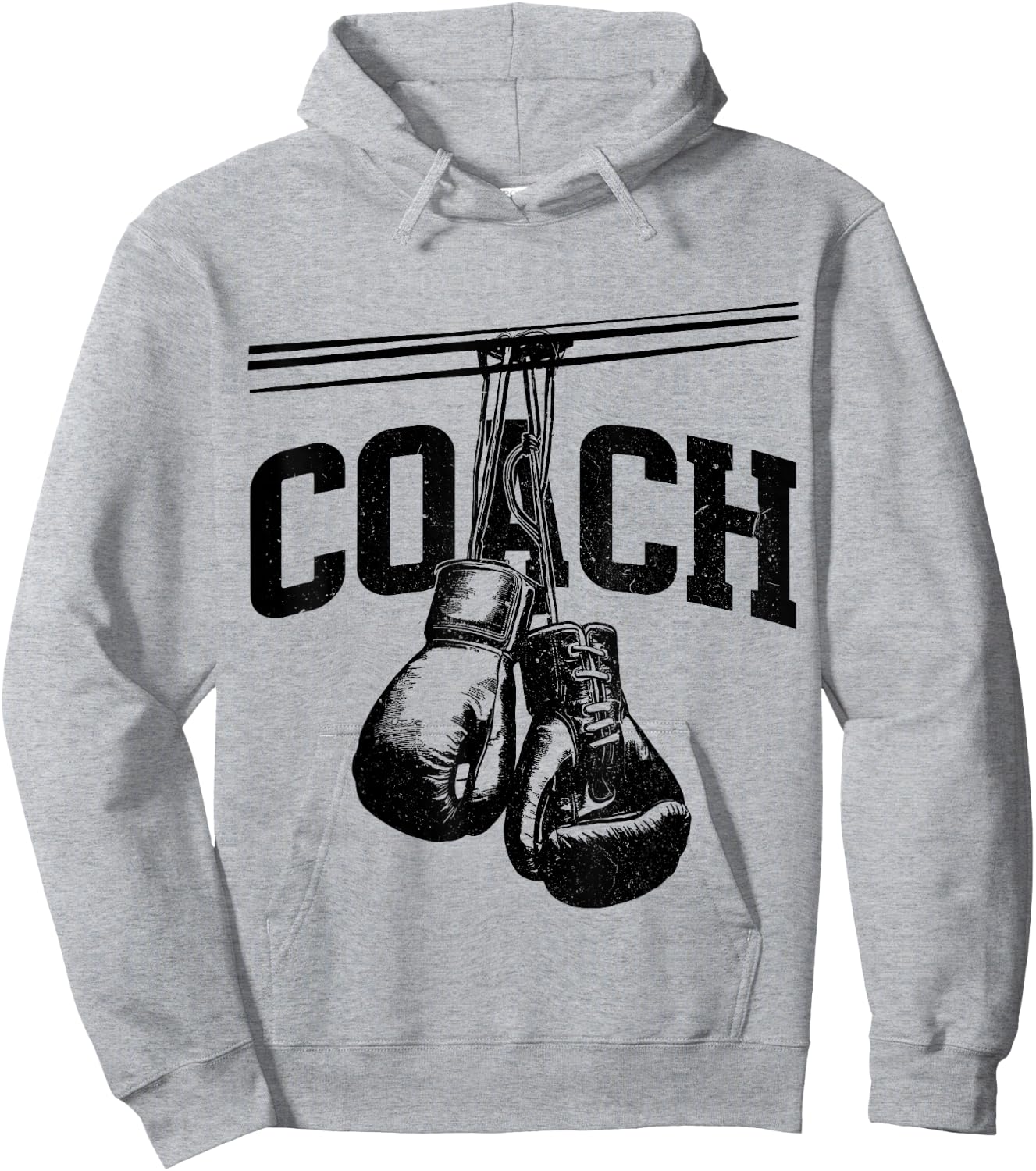 Boxing Coach, Kickboxing Muay Thai and Training MMA Gym , white, S Hoodie - Hoodie | Ash