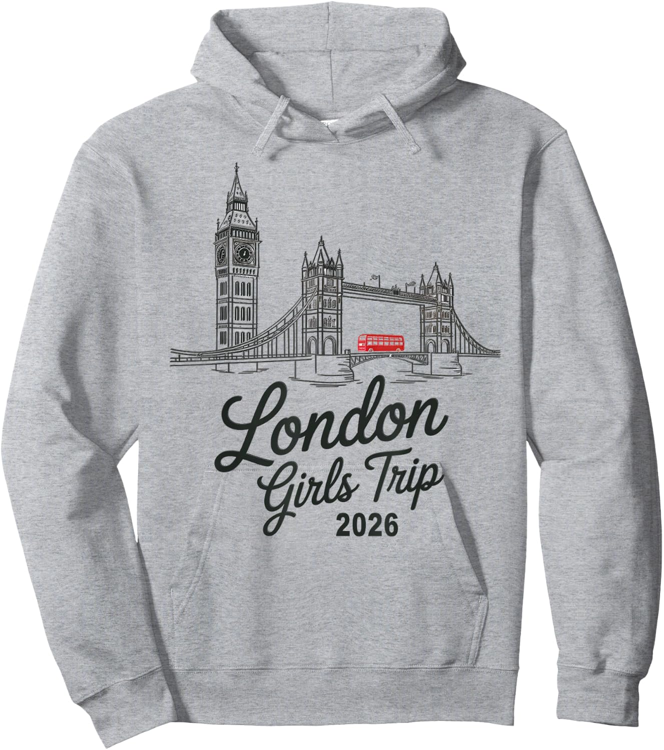 London Girls Trip 2026 — Der Beste Urlaub Aller Zeiten Hoodie - Hoodie | Ash