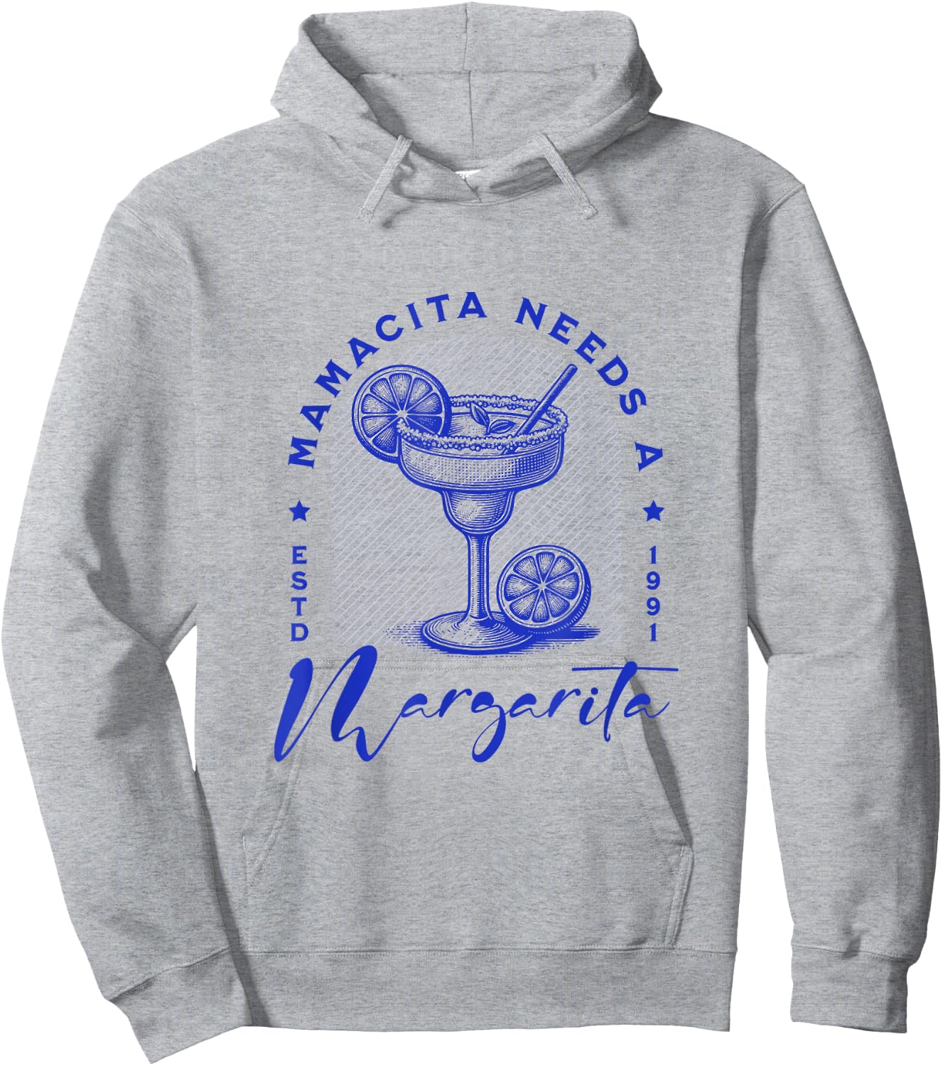 Mamacita needs a margarita – Funny Vintage Gift , white, S Hoodie - Hoodie | Ash