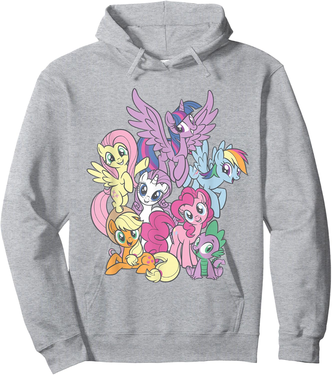 My Little Pony Spike and The Squad Hoodie - Hoodie | Ash