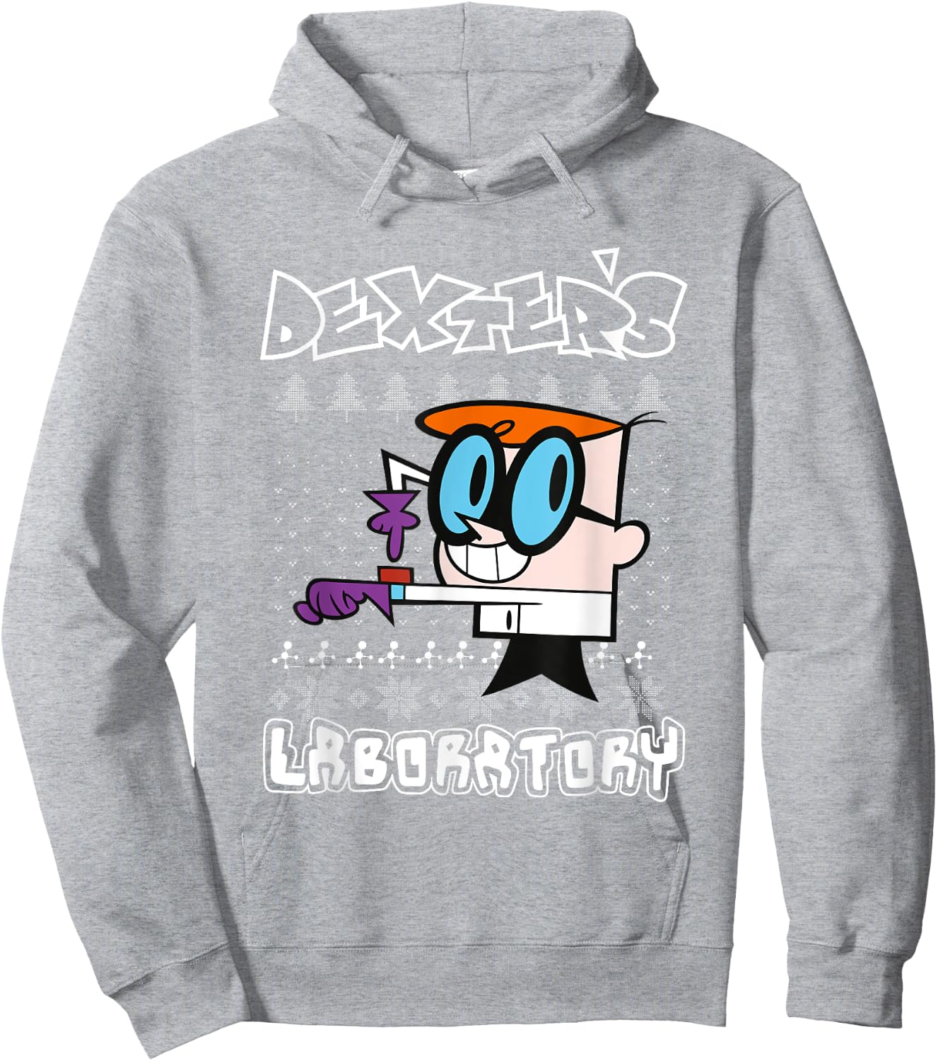 Weihnachten Dexter's Laboratory Knit Hoodie - Hoodie | Ash