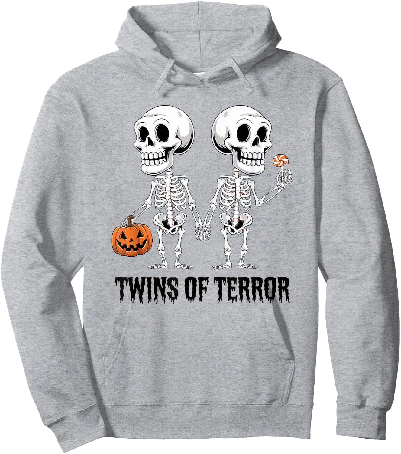 Twins of Terror, Matching Twins Costume Halloween Hoodie - Hoodie | Ash