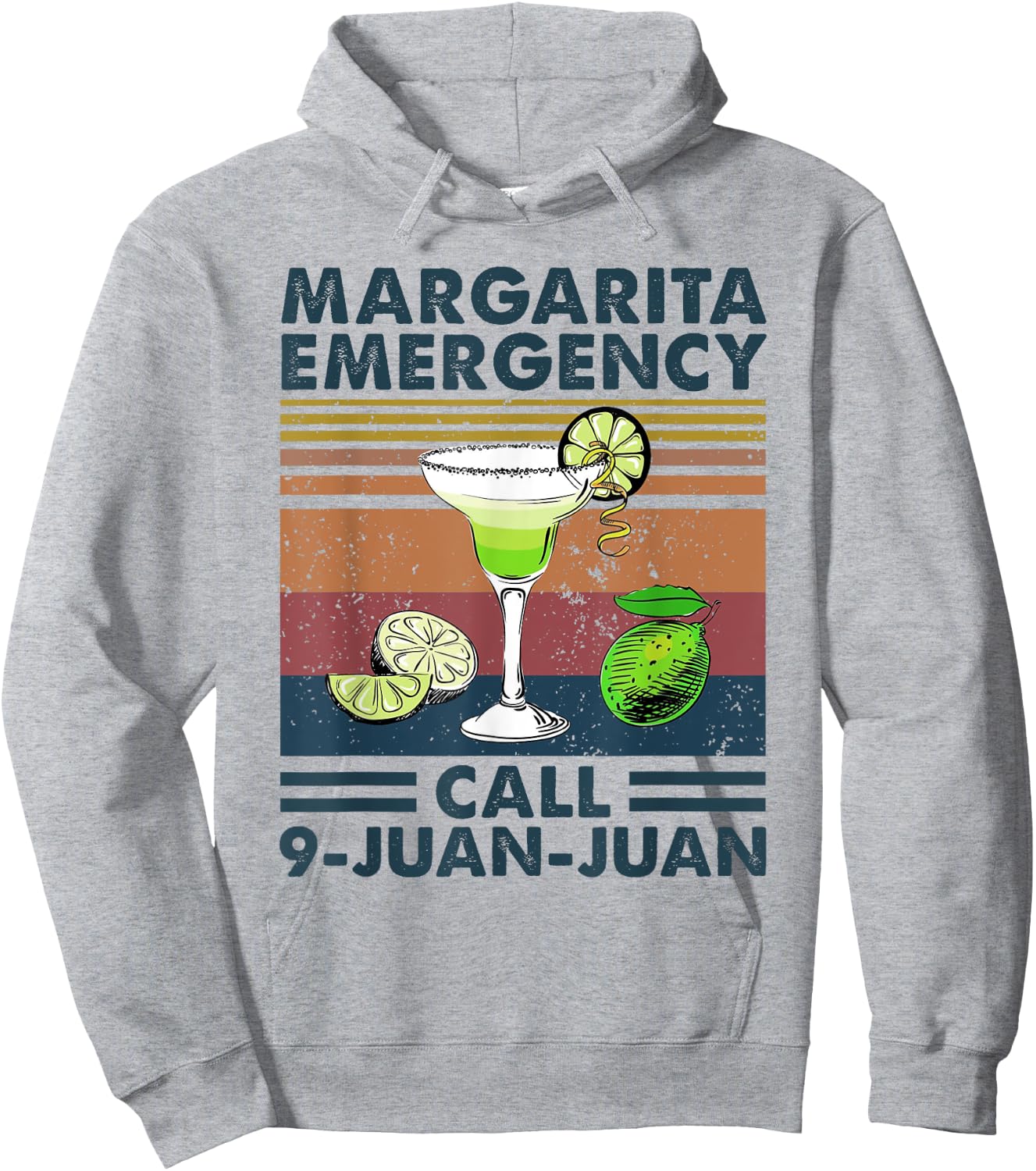 Margarita Emergency Calls 9 Juan Juan Hoodie - Hoodie | Ash