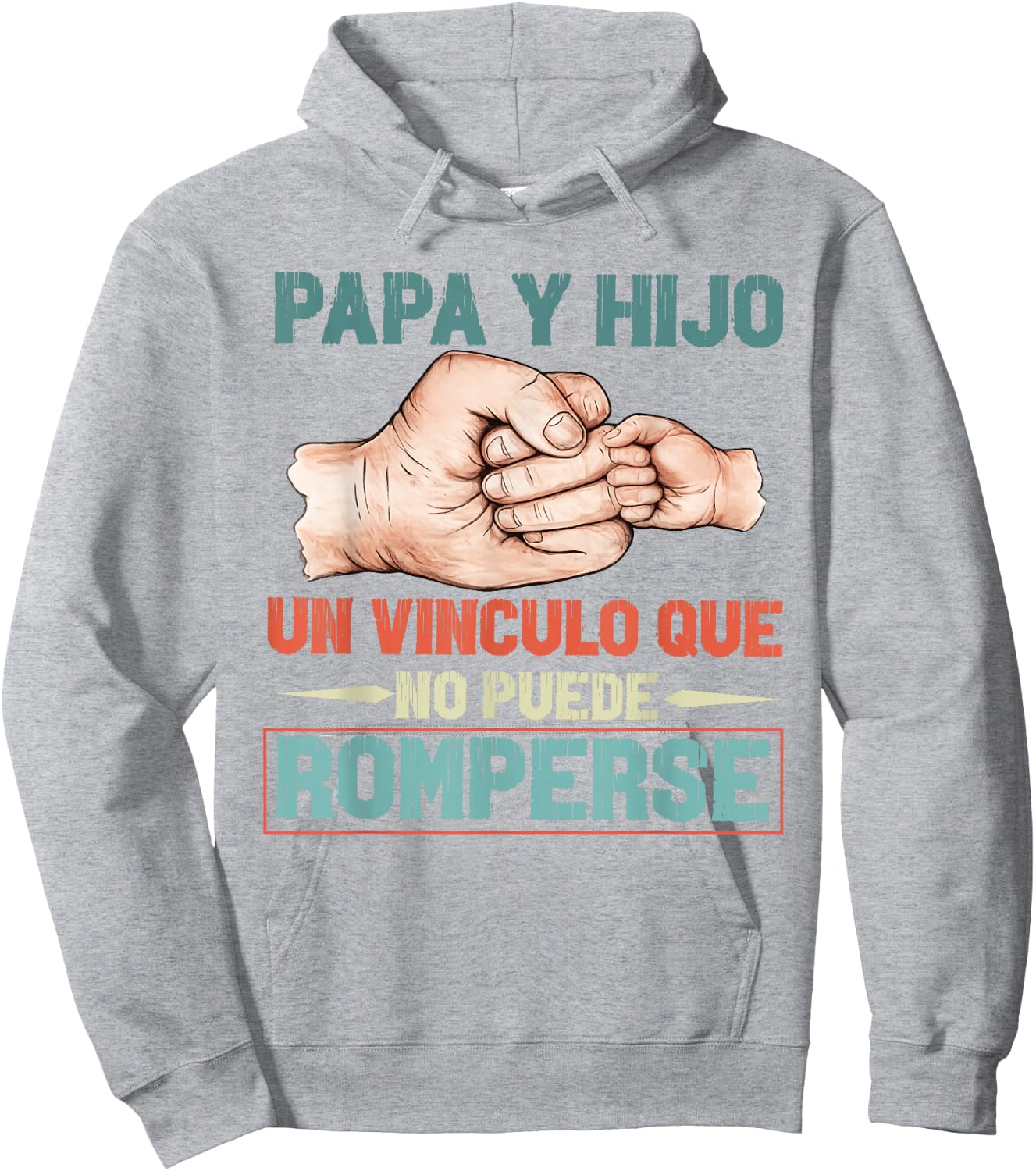 Dia Del Padre Regalo para Papa En Espanol Frase Chistosa Hoodie - Hoodie | Ash