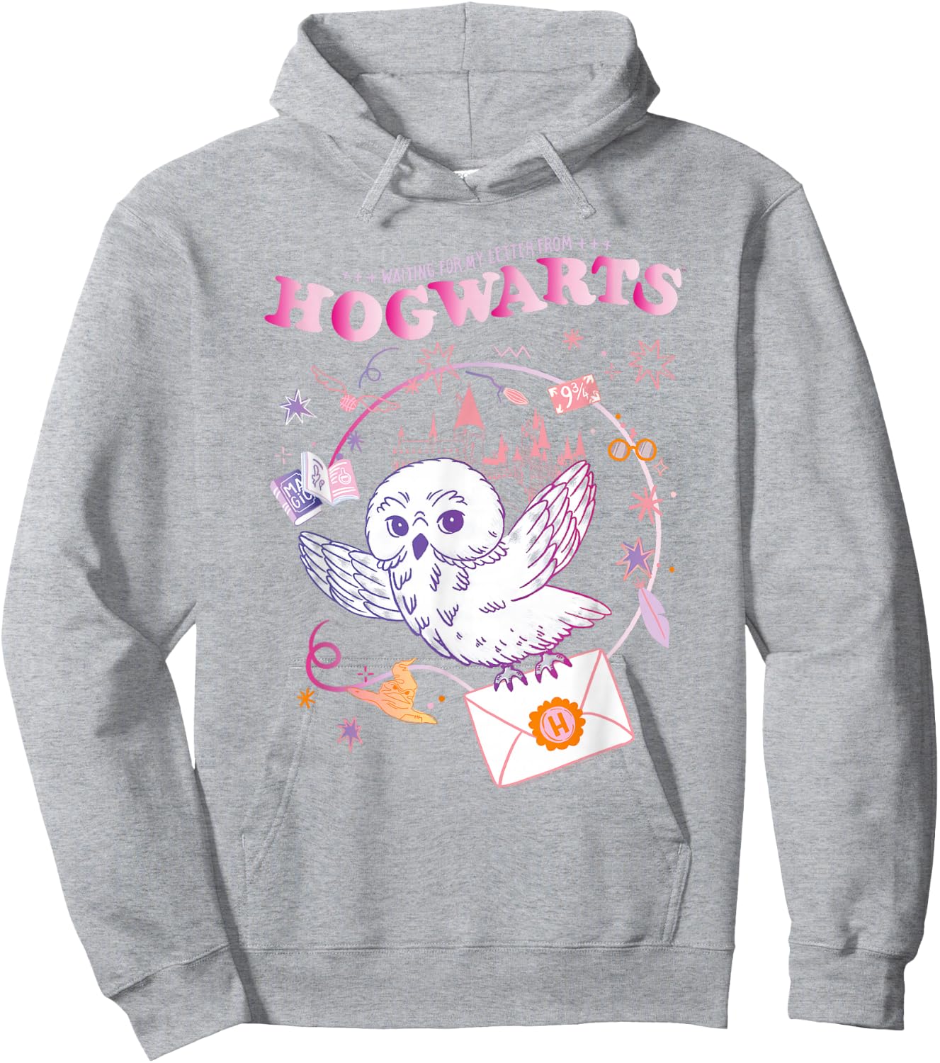 Harry Potter Owl Letter Hoodie - Hoodie | Ash