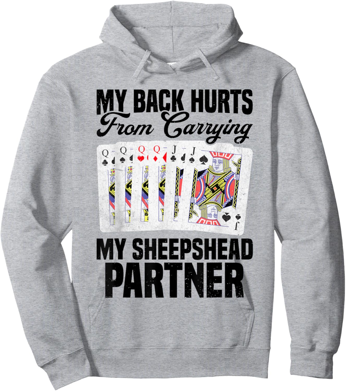 Sheepshead Game Sheepshead Lover Card Game Sheepshead Hoodie - Hoodie | Ash