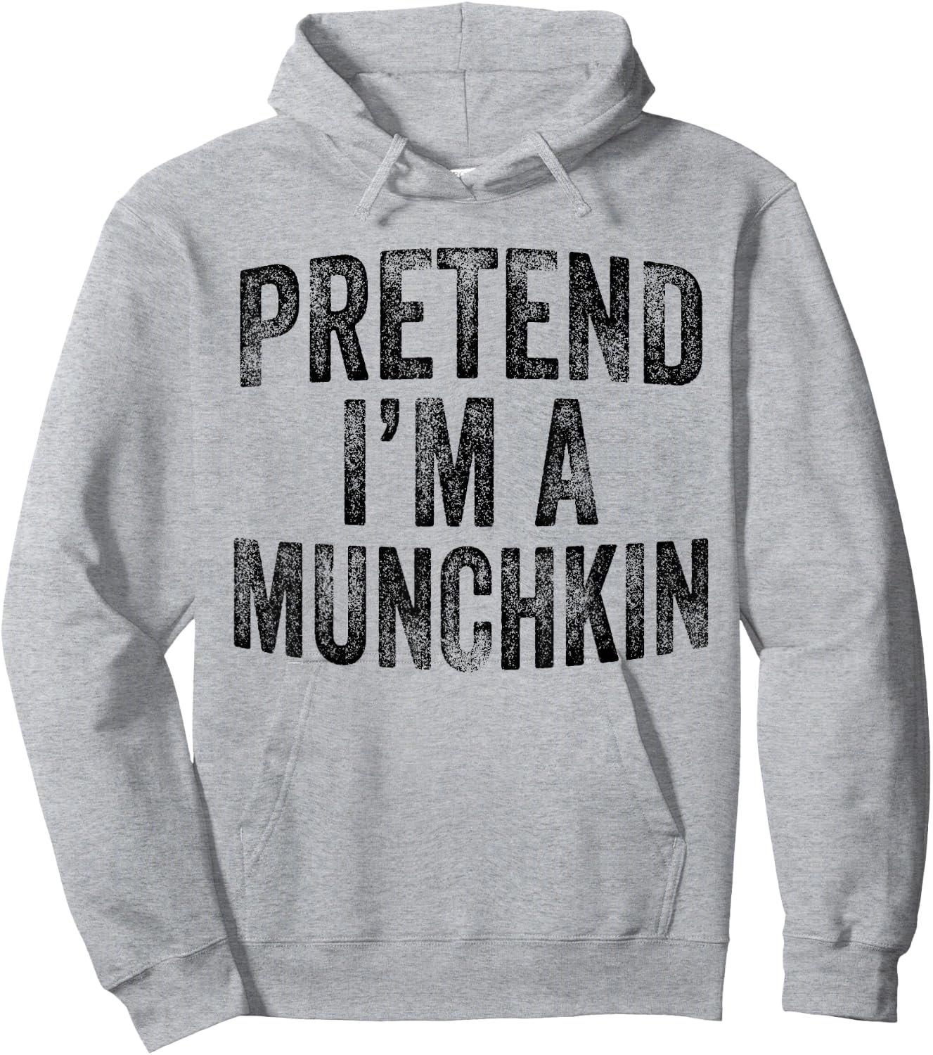 Pretend I'm A Munchkin Family Lazy Halloween Party Costume Hoodie - Hoodie | Ash