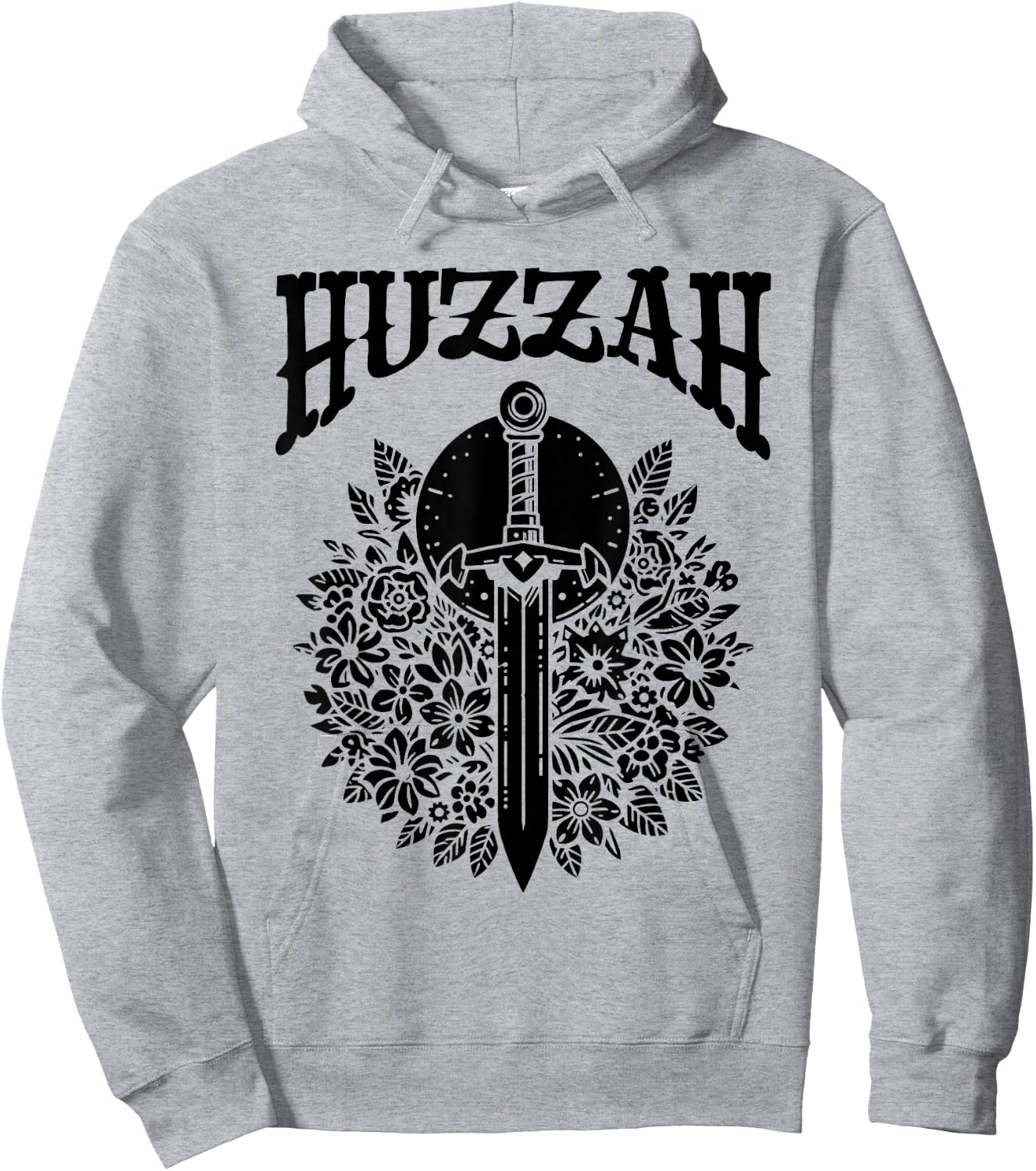 Historical Huzzah Medieval Festival - Faire Renaissance Fair Hoodie - Hoodie | Ash