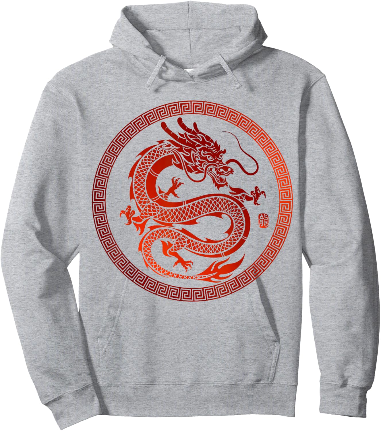 Chinesischer Drache Hoodie - Hoodie | Ash