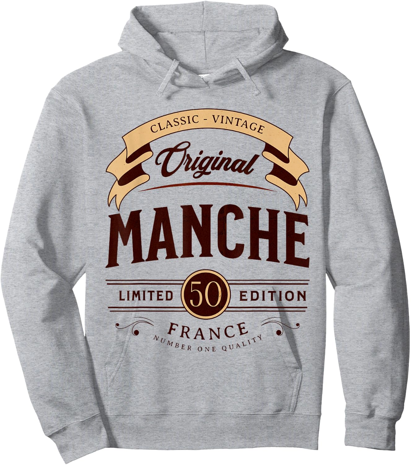 I Love France Sleeve Vintage French Department , Black, S Hoodie - Hoodie | Ash