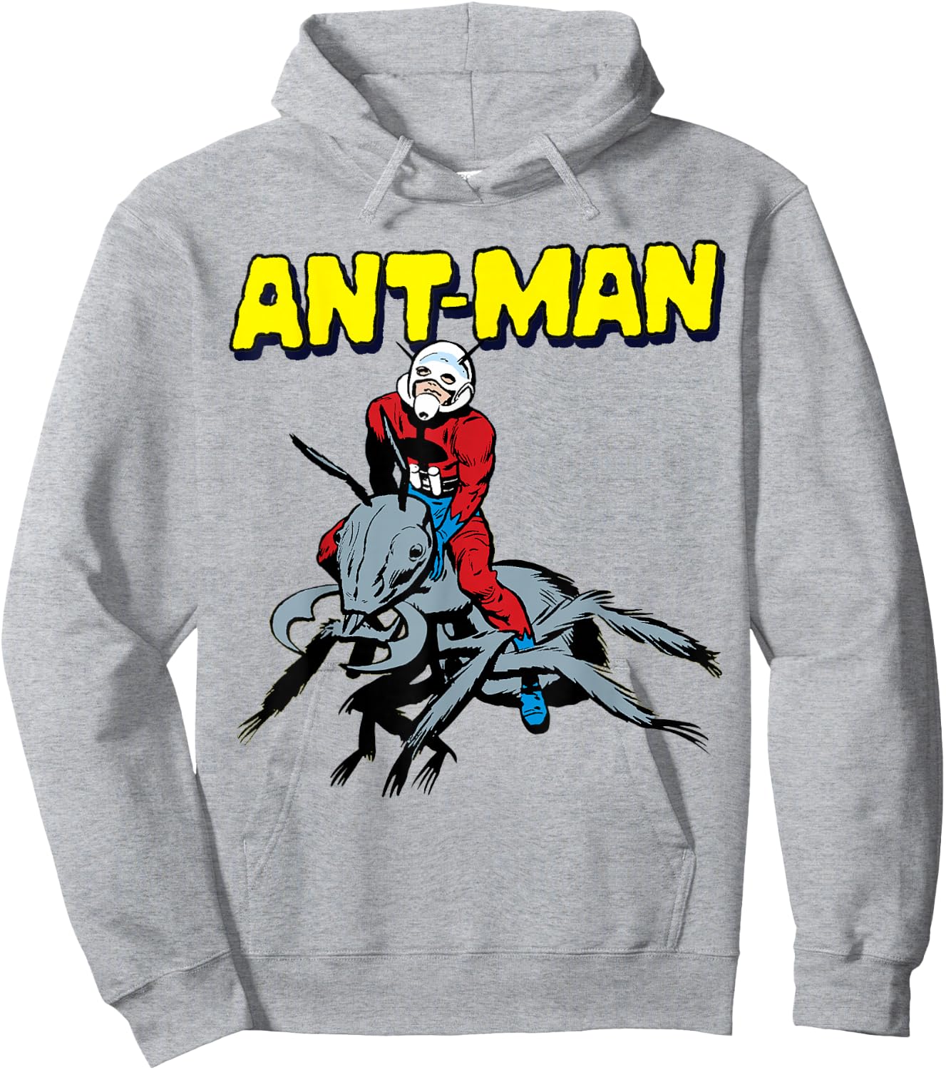Marvel Avengers Ant-Man Riding Ants Portrait Hoodie - Hoodie | Ash