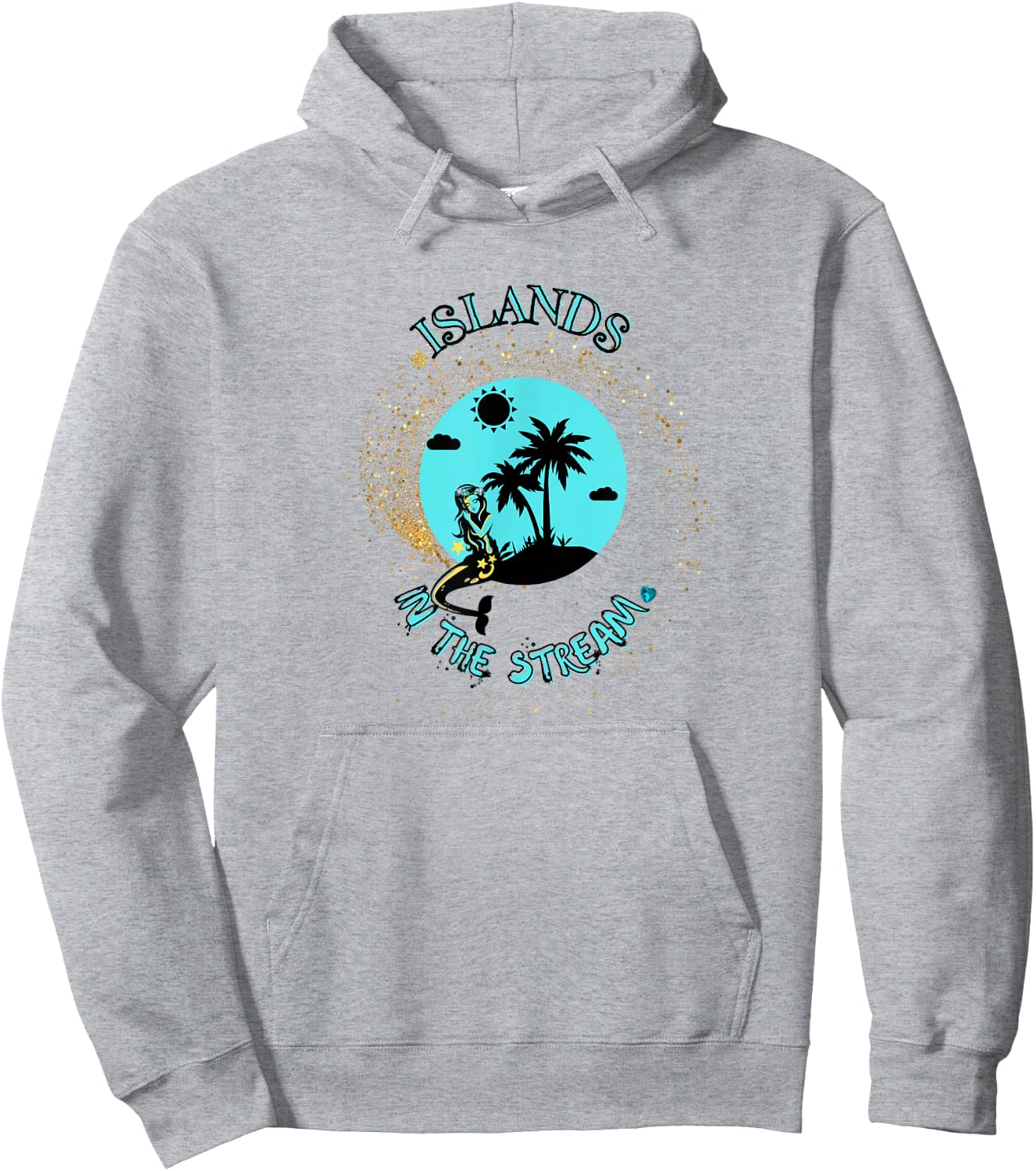 Islands in the stream with mermaid Hoodie - Hoodie | Ash