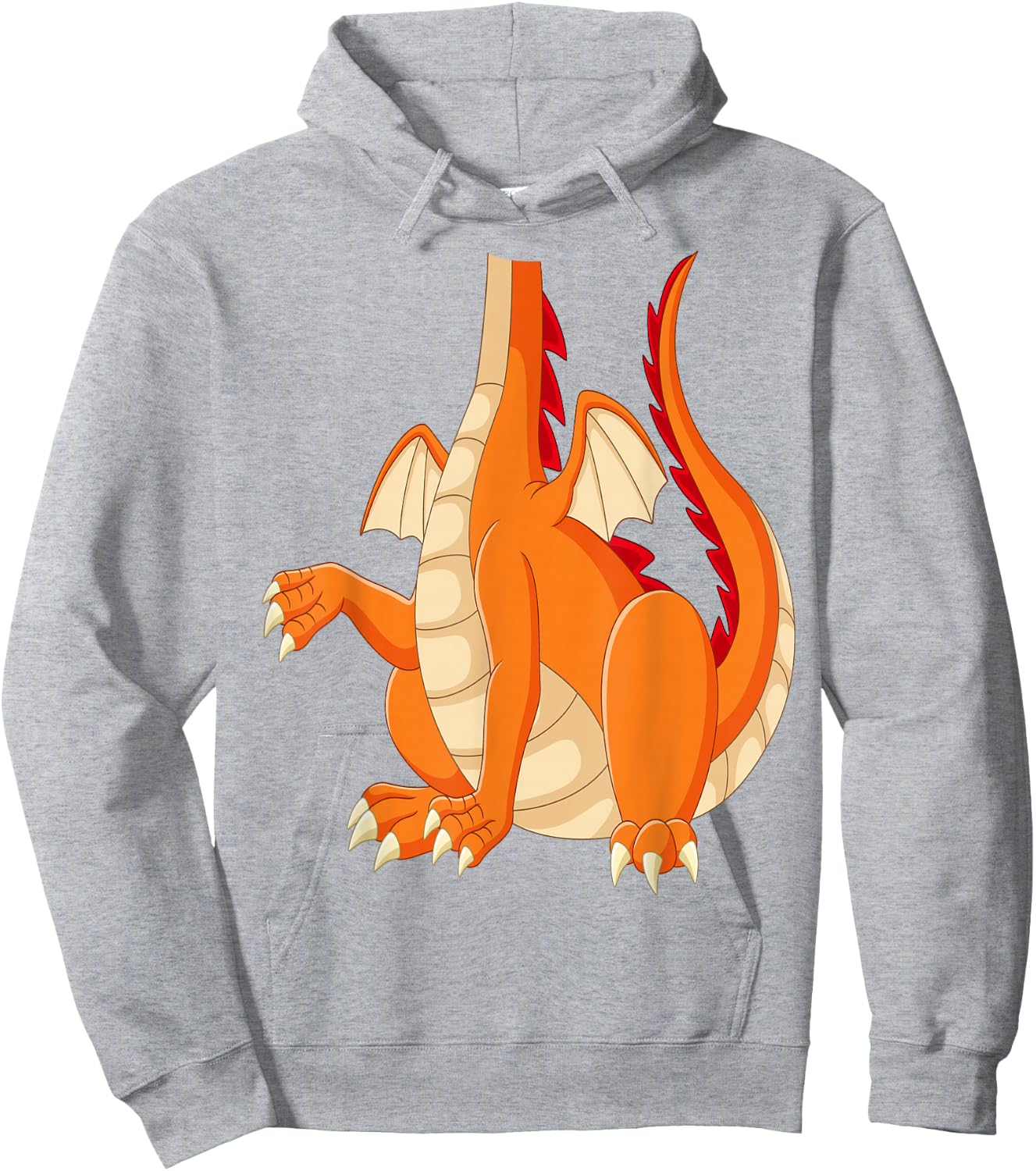 Dragon Shirt Adult Men Women Kids Orange Dragon Costume Hoodie - Hoodie | Ash