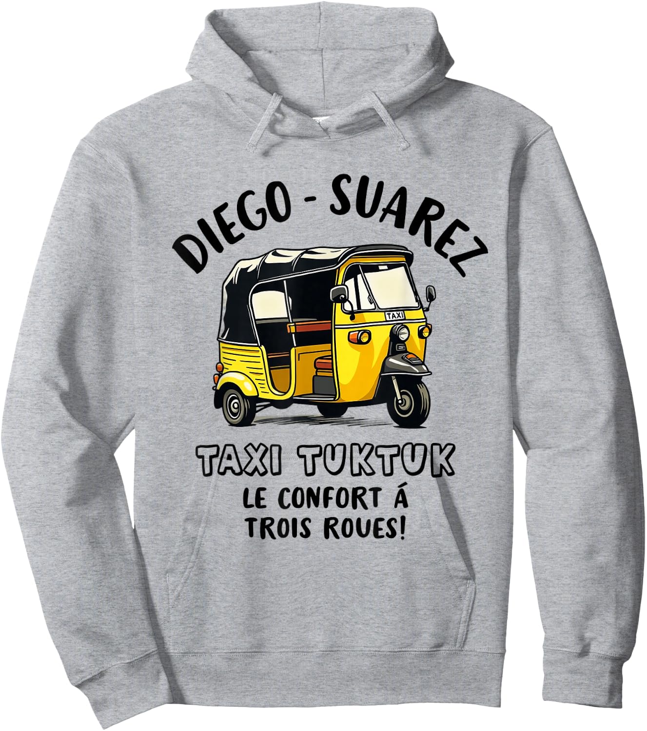 Taxi Driver TukTuk Travel Travellers Humor Fun , white, S Hoodie - Hoodie | Ash