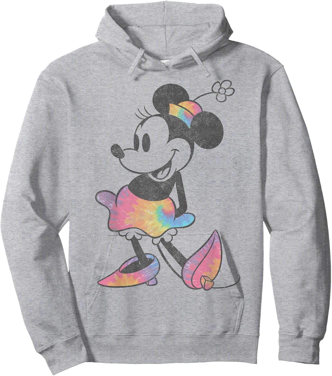 Disney Mickey and Friends Minnie Mouse Tie Dye Small Hoodie - Hoodie | Ash