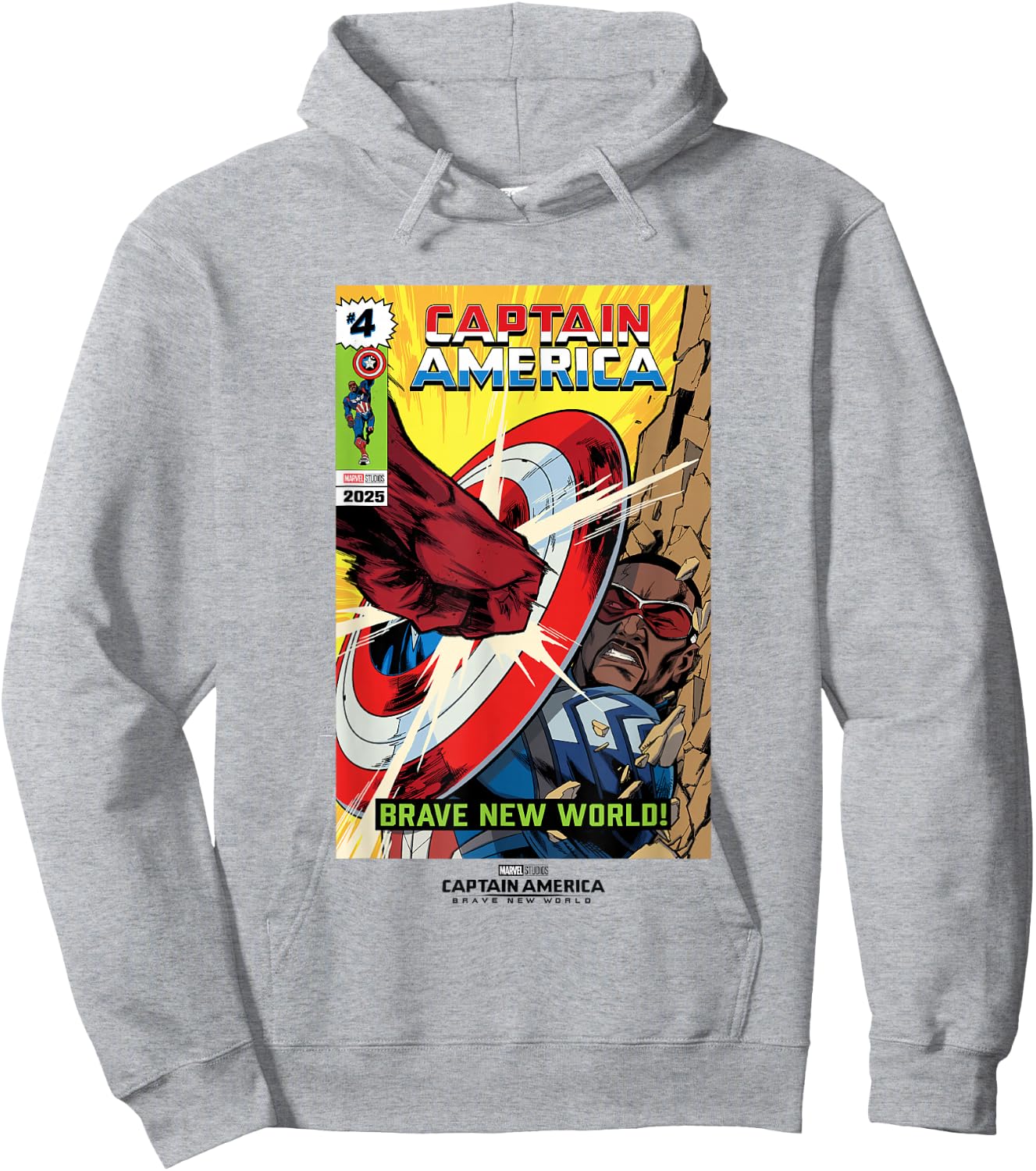 Marvel Captain America: Brave New World Red Hulk VS Cap Hoodie - Hoodie | Ash