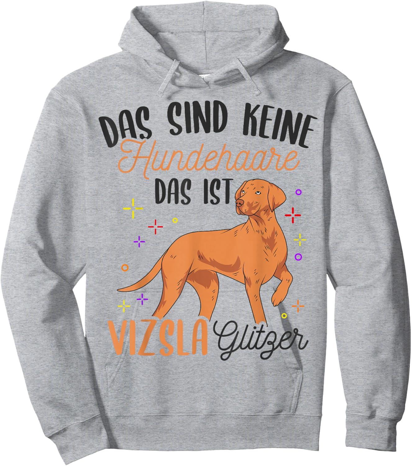 Viszla Hundefan Hundebesitzer Hund Gassi Geher Hunde Hoodie - Hoodie | Ash
