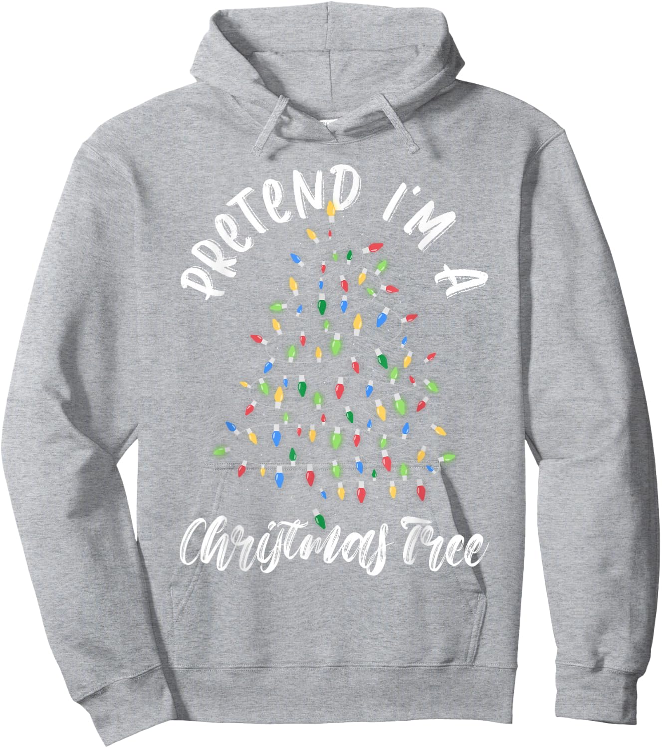 Pretend I'm A Christmas Tree Cosplay DIY Halloween Costume Hoodie - Hoodie | Ash