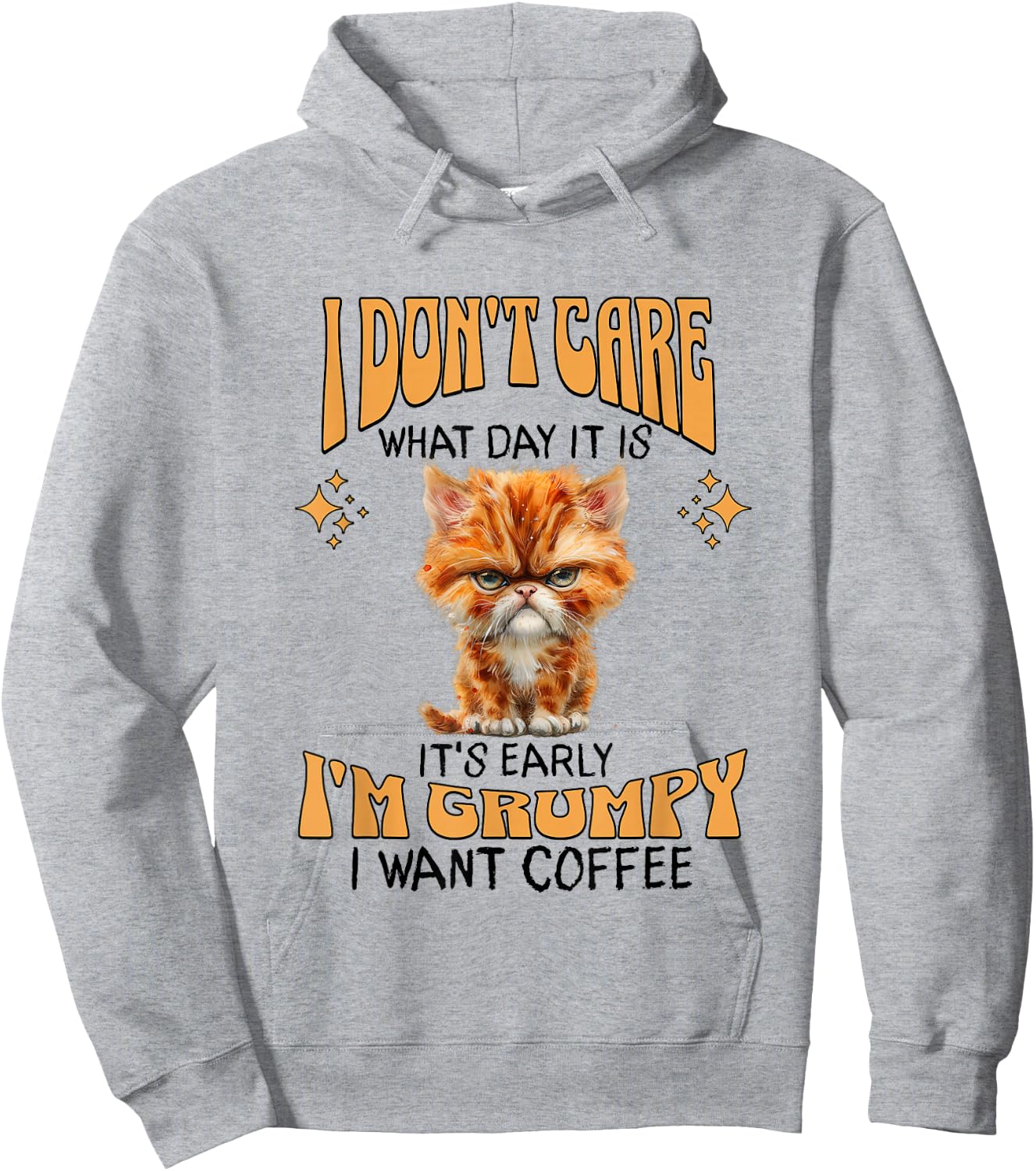 I Want Coffee Hoodie - Hoodie | Ash