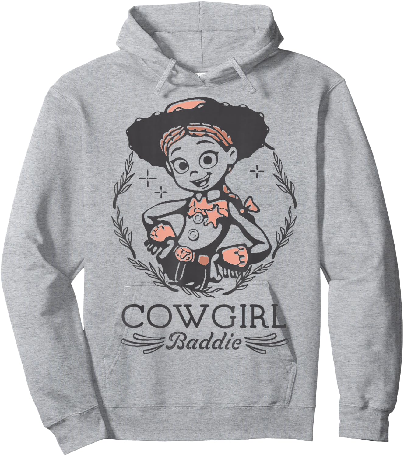 Disney Pixar Toy Story 5 Cowgirl Baddie Jessie Vintage Hoodie - Hoodie | Ash