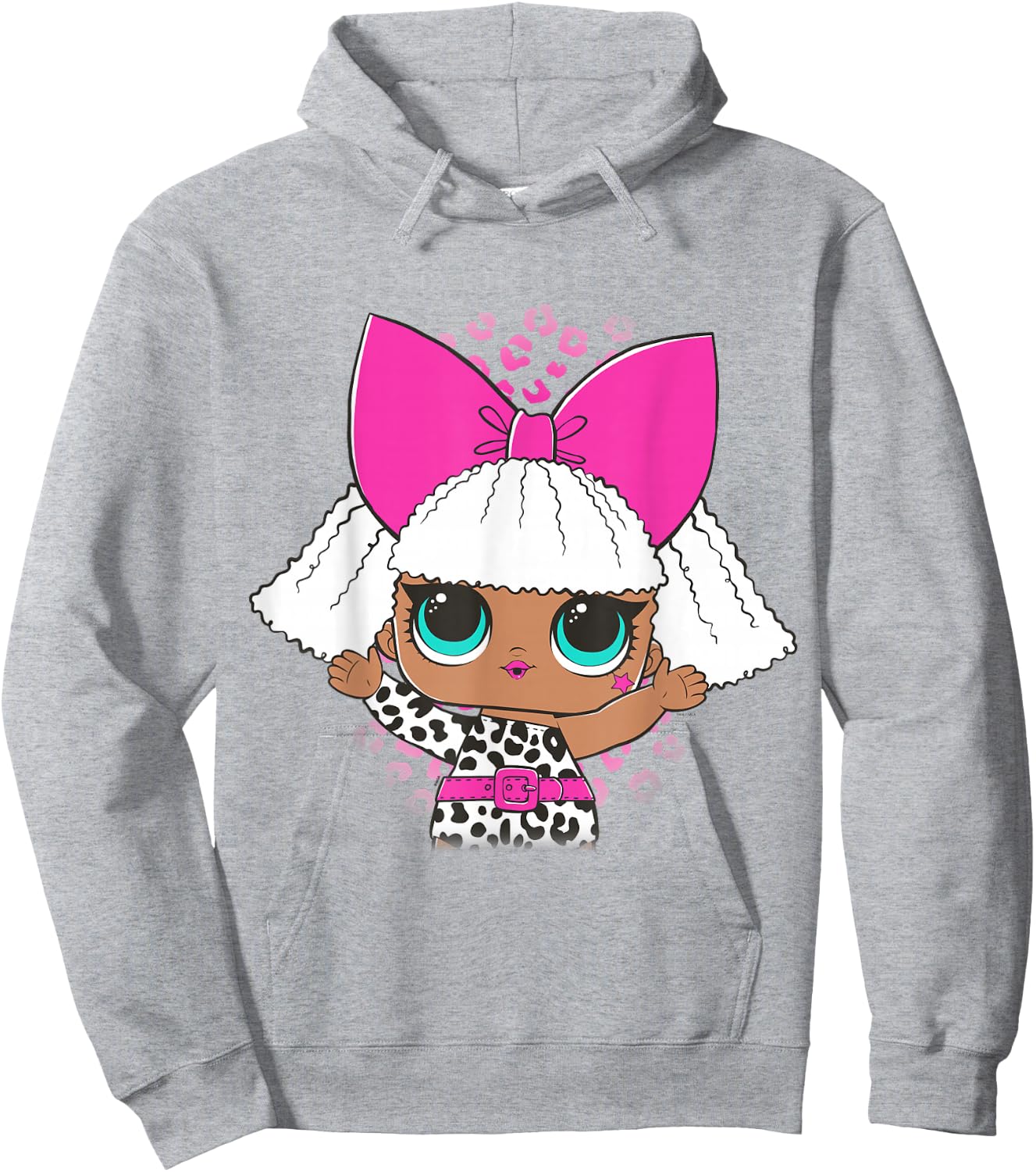 L.O.L. Surprise! Diva Cheetah Print Pink Hoodie - Hoodie | Ash