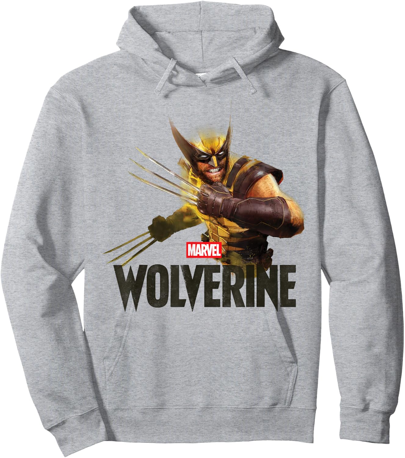 Marvel Wolverine Game Official Key Art 2026 Video Game Hoodie - Hoodie | Ash