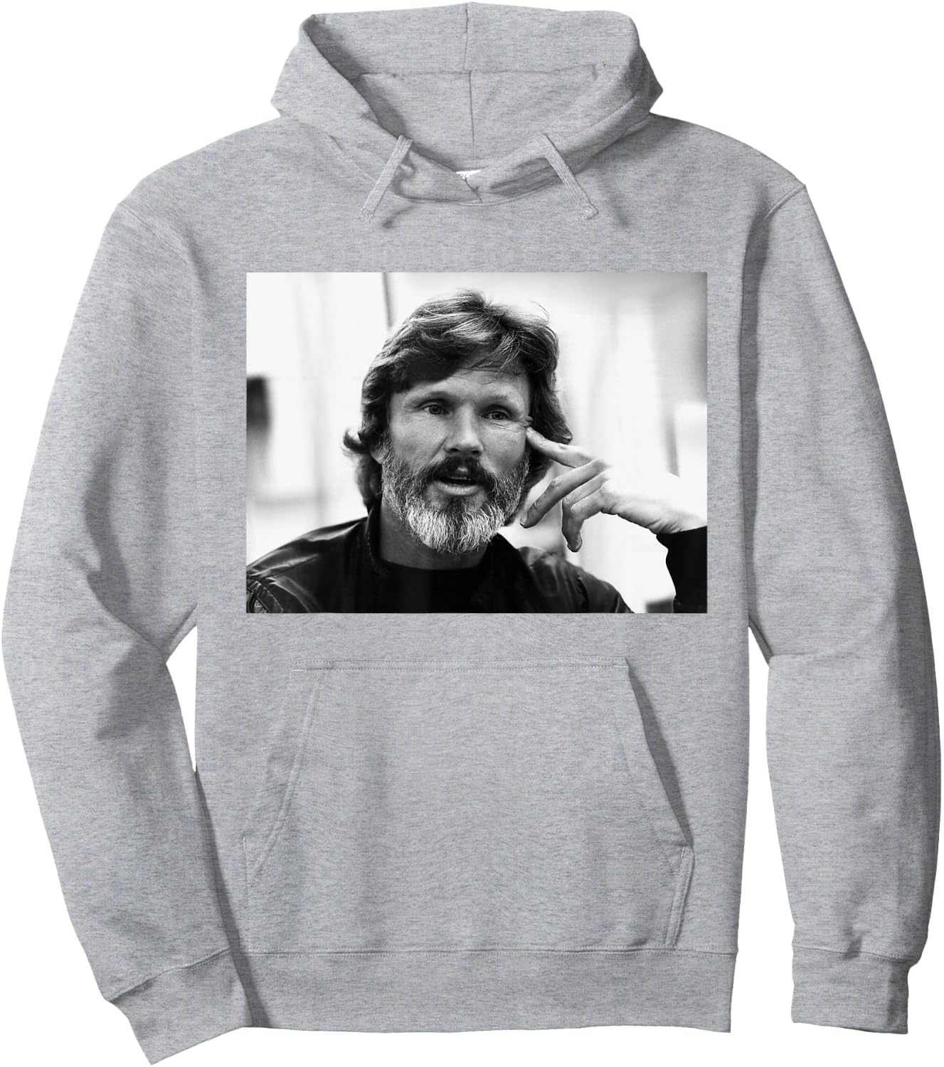 Me and Bobby McGee Singer Kris Kristofferson in 1982 Hoodie - Hoodie | Ash