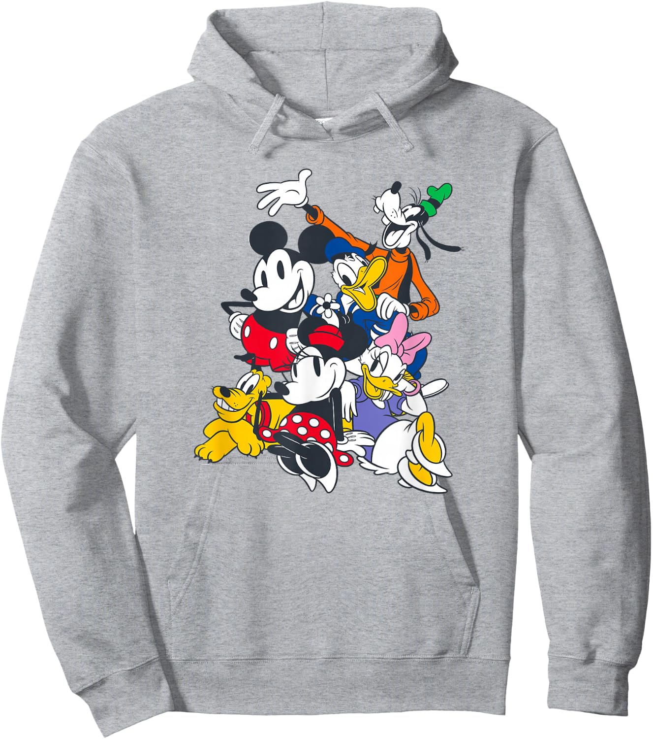 Disney Mickey And Friends Sensational Six Best Friends Hoodie - Hoodie | Ash