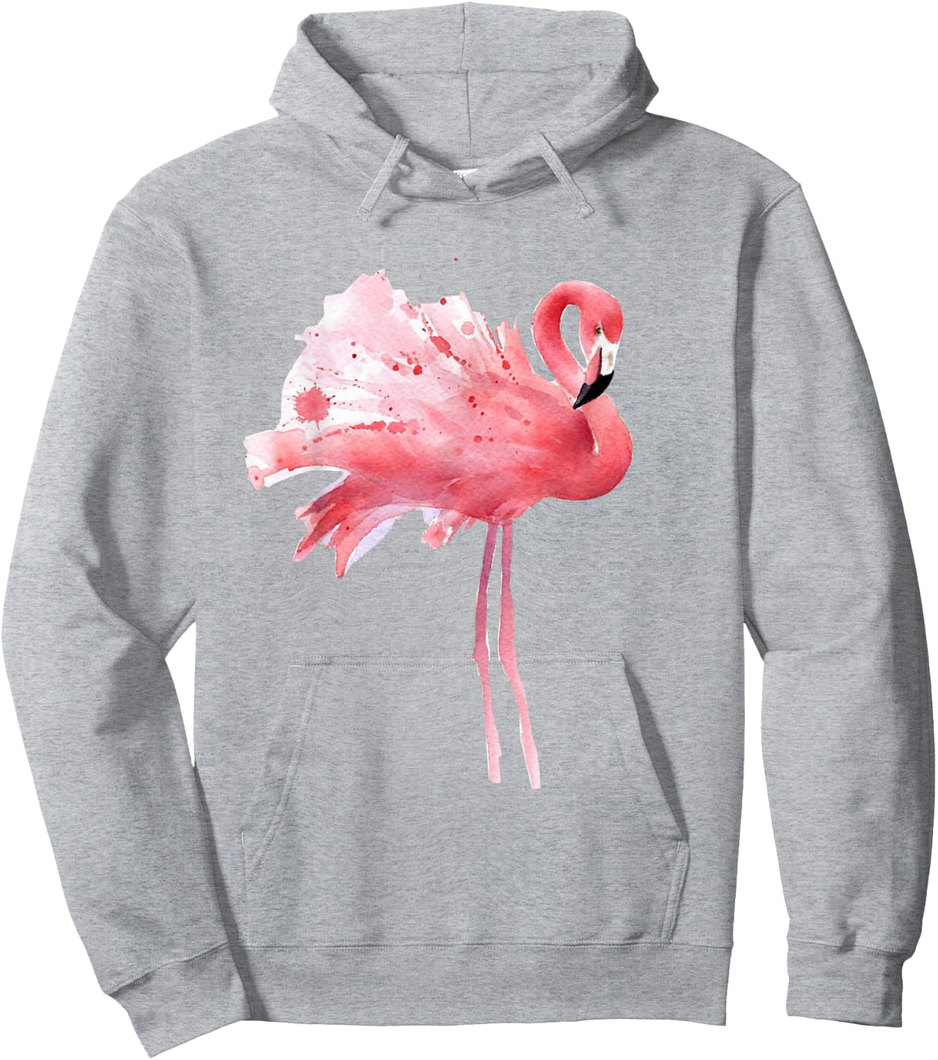 Flamingo Children's Flamingo Flamingo for Girls , White Hoodie - Hoodie | Ash