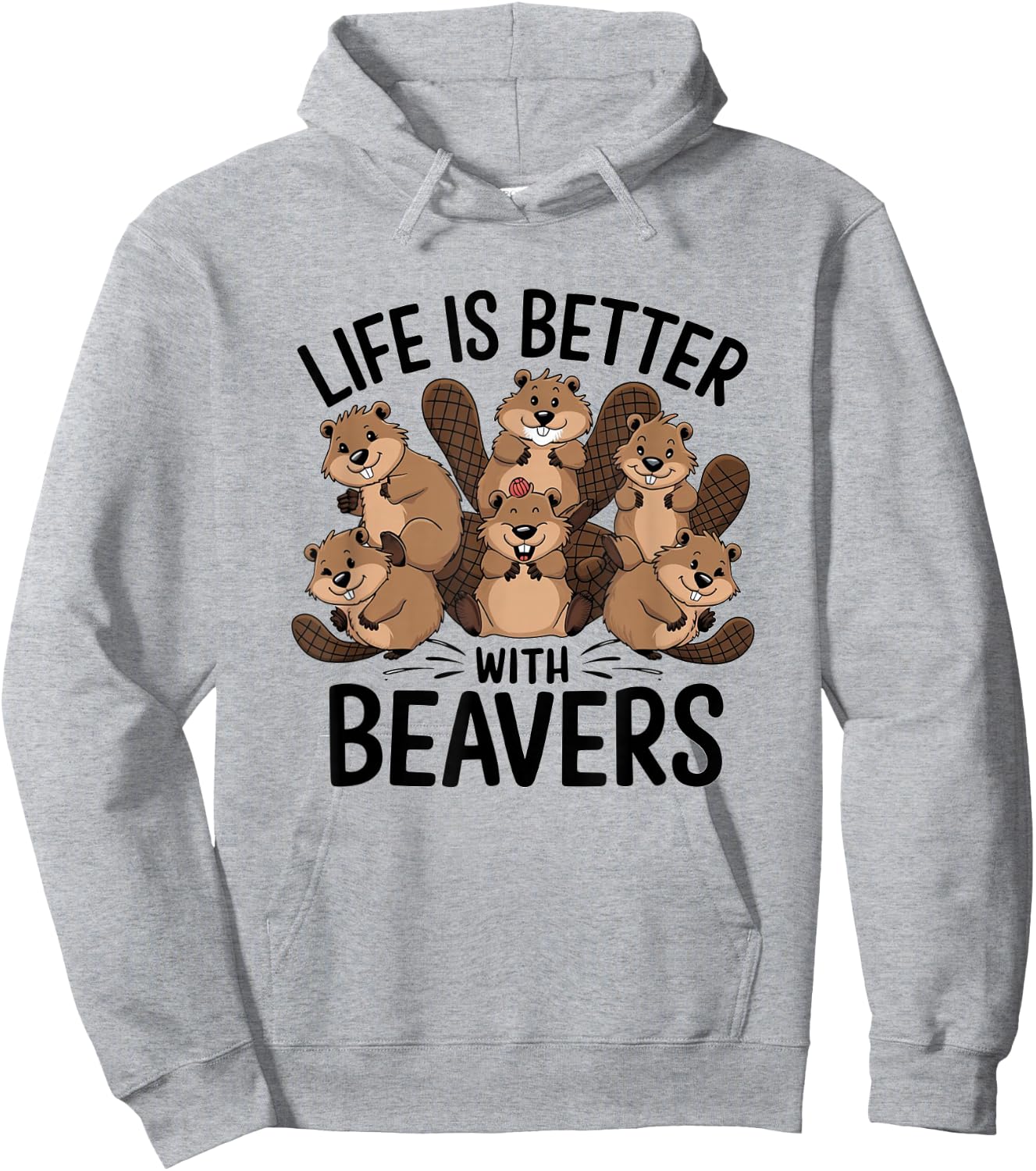 T-Shirt Hoodie - Hoodie | Ash