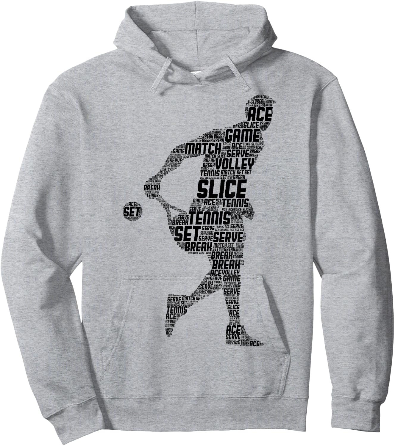 Tennis Boys Youth Men Kids Hoodie - Hoodie | Ash