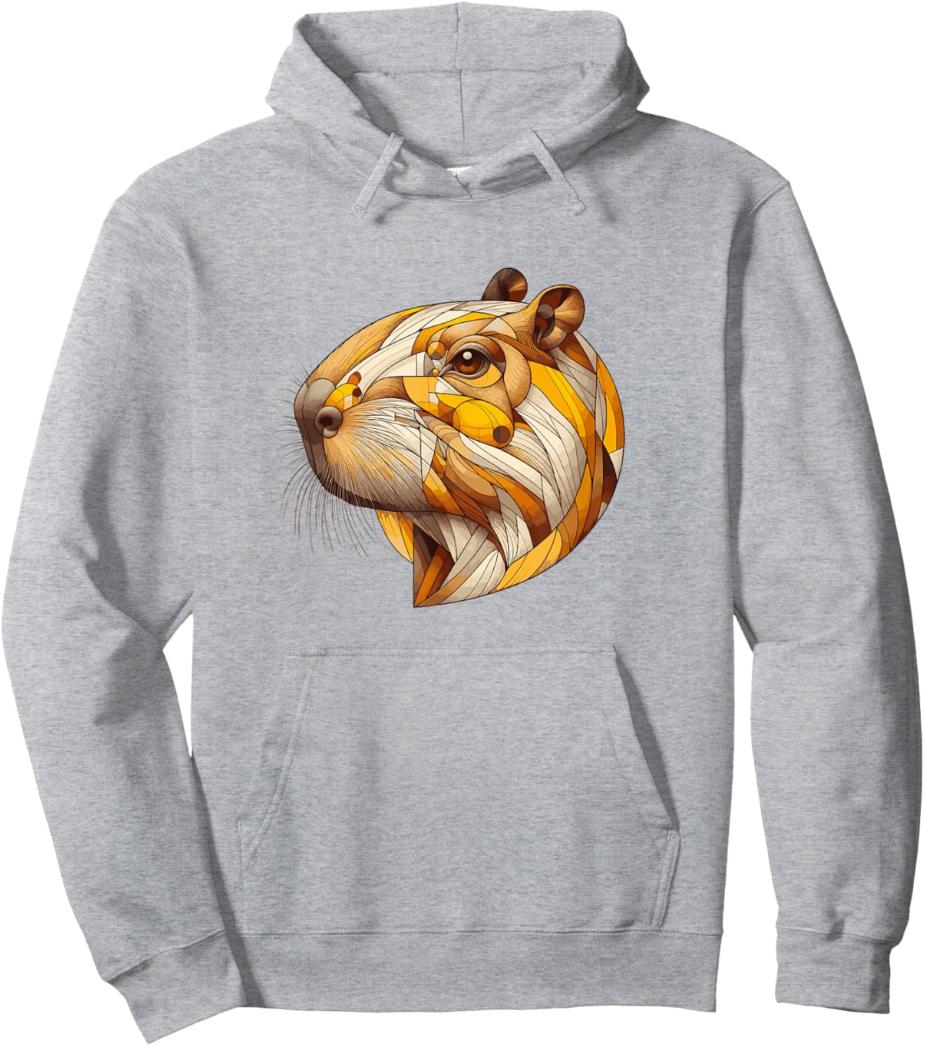 Kawaii Capybara Capybara Artistic Unique Animal Lover , white, S Hoodie - Hoodie | Ash