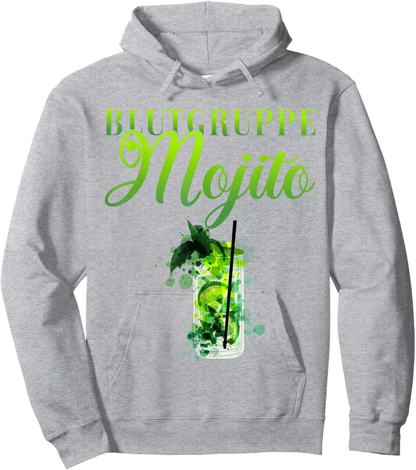 Blutgruppe Mojito Barkeeper Hoodie - Hoodie | Ash