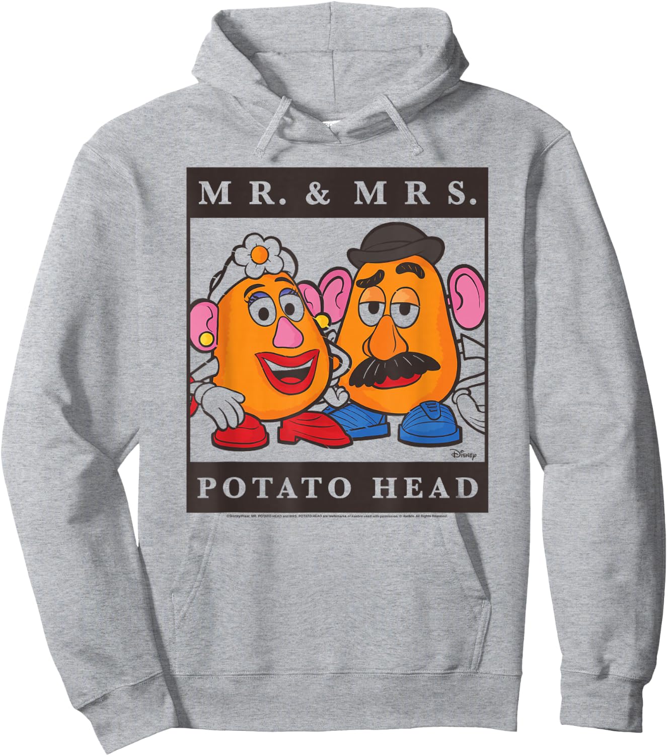 Toy Story - Type Block Potato Head Hoodie - Hoodie | Ash
