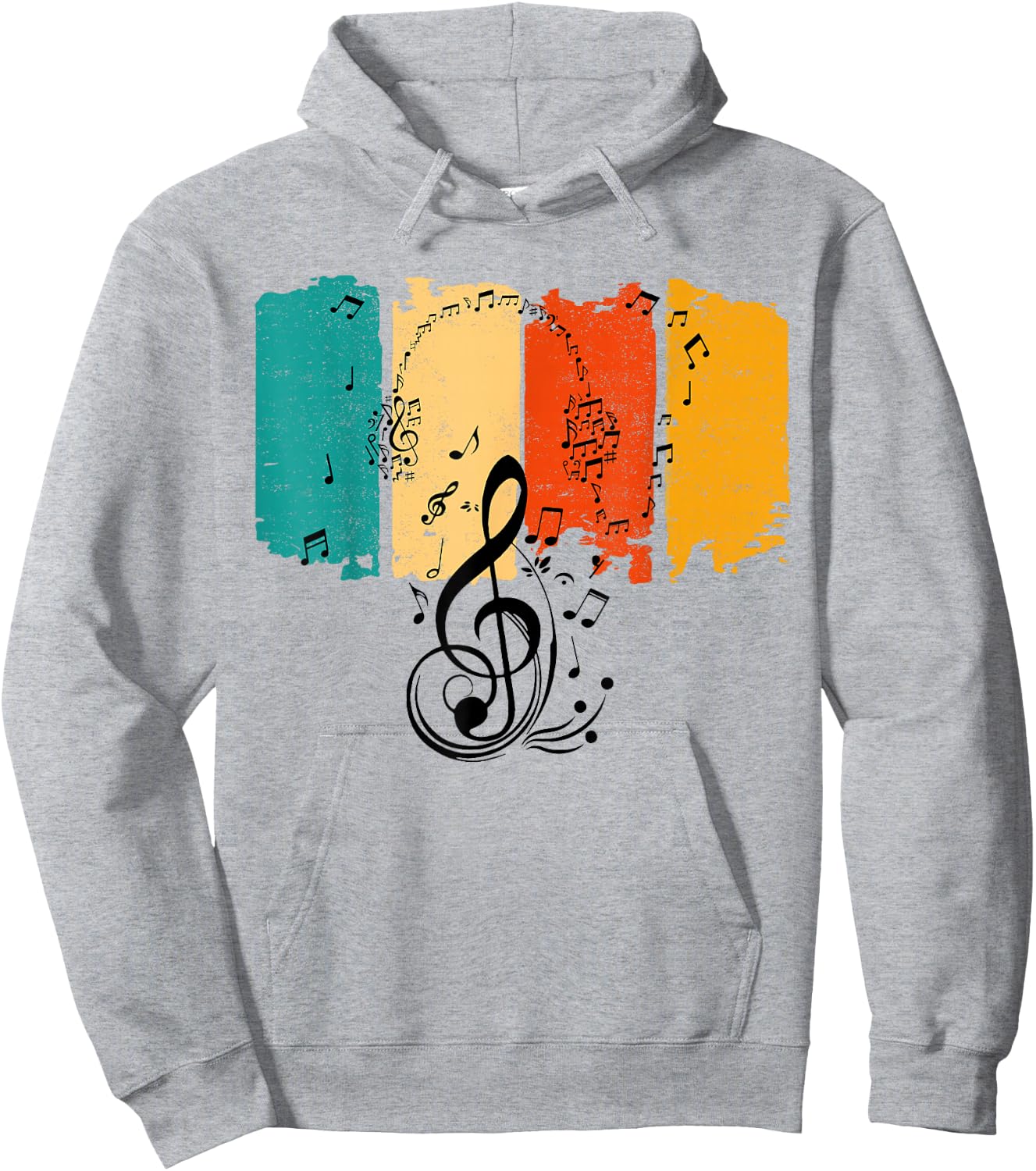 Musical Sheet Music Musicians Clef Sheet Music Hoodie - Hoodie | Ash