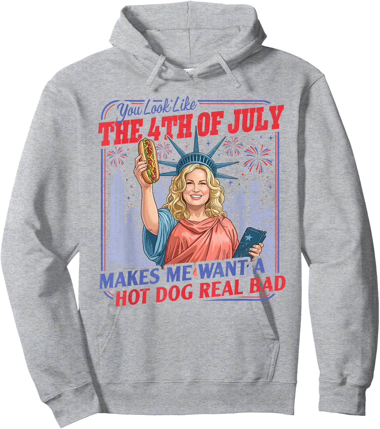 Celebrate 250th Anniversary, You Look Like 4th of July Hoodie - Hoodie | Ash
